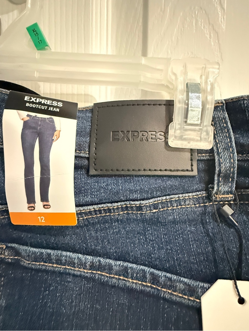 Express Women's Dark Indigo Bootcut Jeans